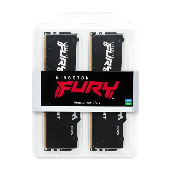 Kingston FURY DDR5-4800MT/秒 32GB(16 x2枚) Kingston Fury Beast RGB 32GB (2x16GB) DDR5-6400 CL32 Desktop