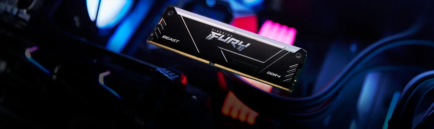 Kingston FURY Beast RGB 16GB (2x8GB) DDR4 3600 CL17 Memory | Evetech