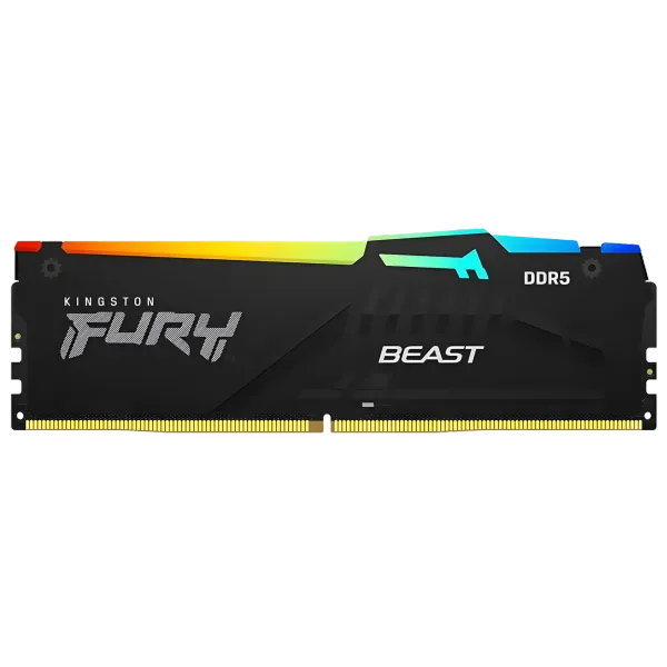 Kingston Fury Beast RGB 64GB (2x32GB) DDR5 6000MT/s CL36 Memory