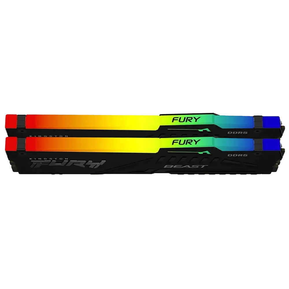 Kingston Fury Beast RGB 32GB 6000MHz DDR5 CL40 Memory - High-Speed