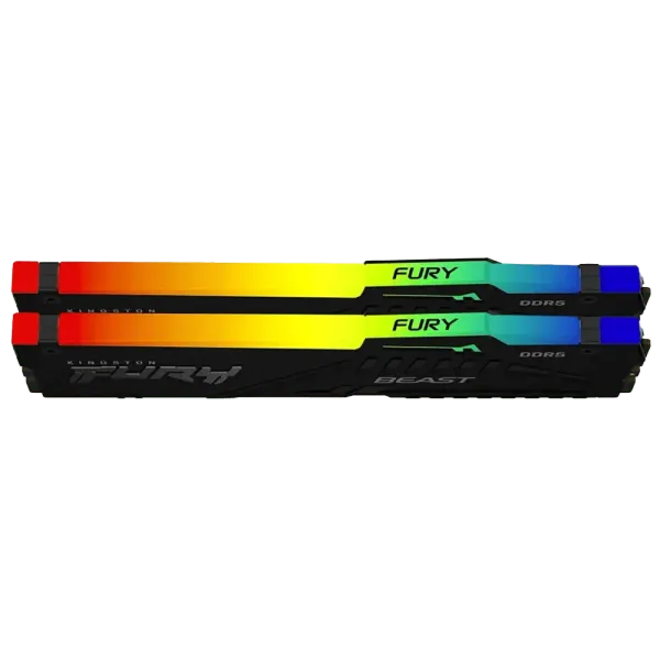 Kingston Fury Beast RGB 32GB 6000MHz DDR5 CL40 Memory - High-Speed