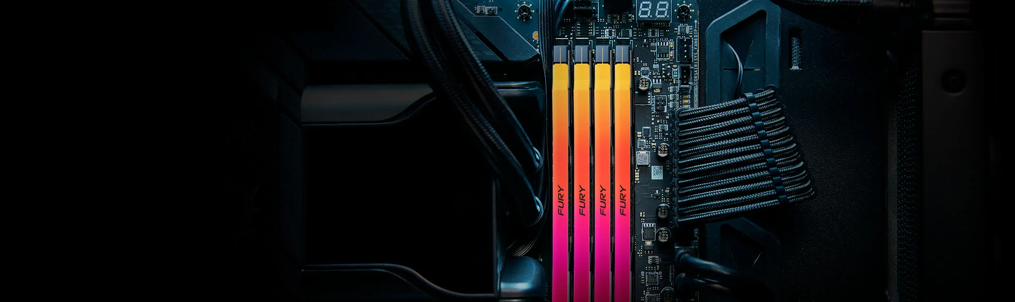 Kingston Fury Renegade RGB 32GB (2x16GB) 7200MHz DDR5 Memory | Evetech