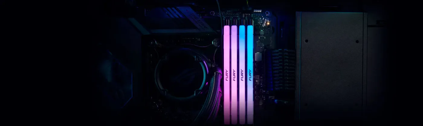 Kingston FURY Renegade DDR5 module with its label and specification visible