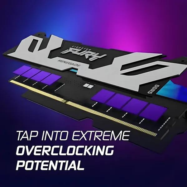 Kingston Fury Renegade RGB 32GB (2x16GB) DDR5-6000 Desktop Memory