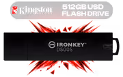 Kingston Ironkey D500S IKD500S/512GB Encrypted USB Drive - FIPS 140-3 - image 1