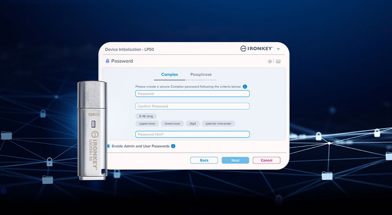 Multi-Password USB Drive for User Management