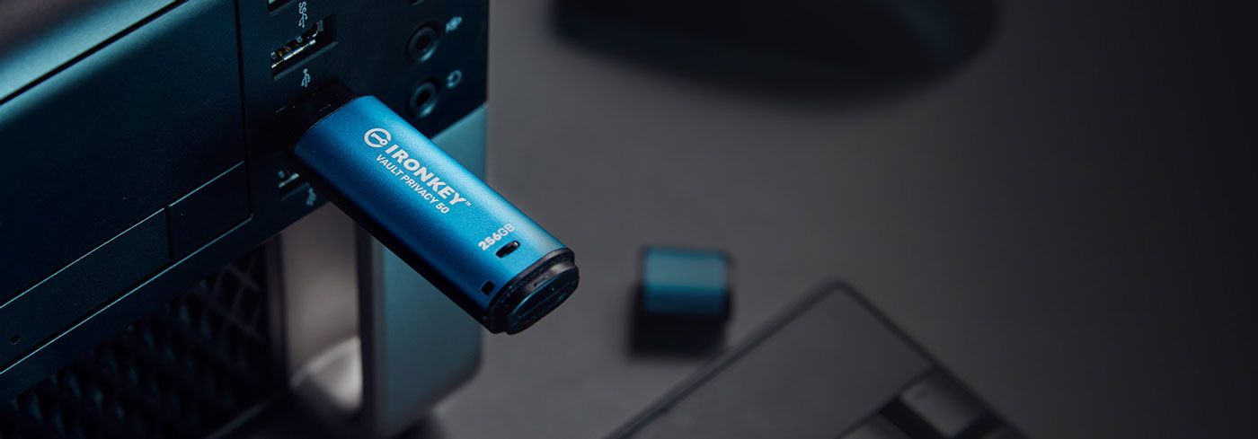 Managing IronKey Vault Privacy 50 drives locally across a small business