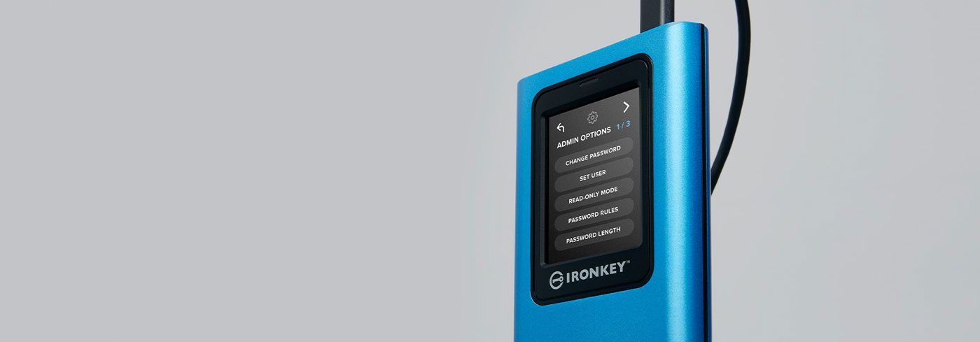 Dual-PIN and passphrase access modes on the Vault Privacy 80 SSD