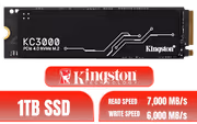 Kingston KC3000 PCIe 4.0 NVMe M.2 1TB SSD - image 1