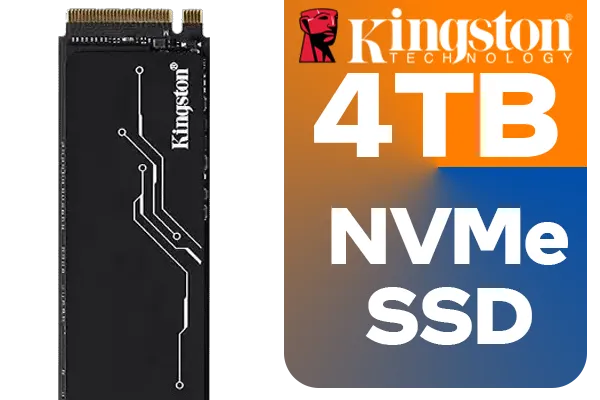 Kingston KC3000 PCIe 4096GB NVMe SSD