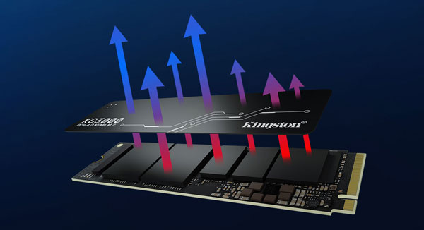 Kingston KC3000 512GB PCIe 4.0 NVMe M.2 SSD — 7,000MB/s | Evetech