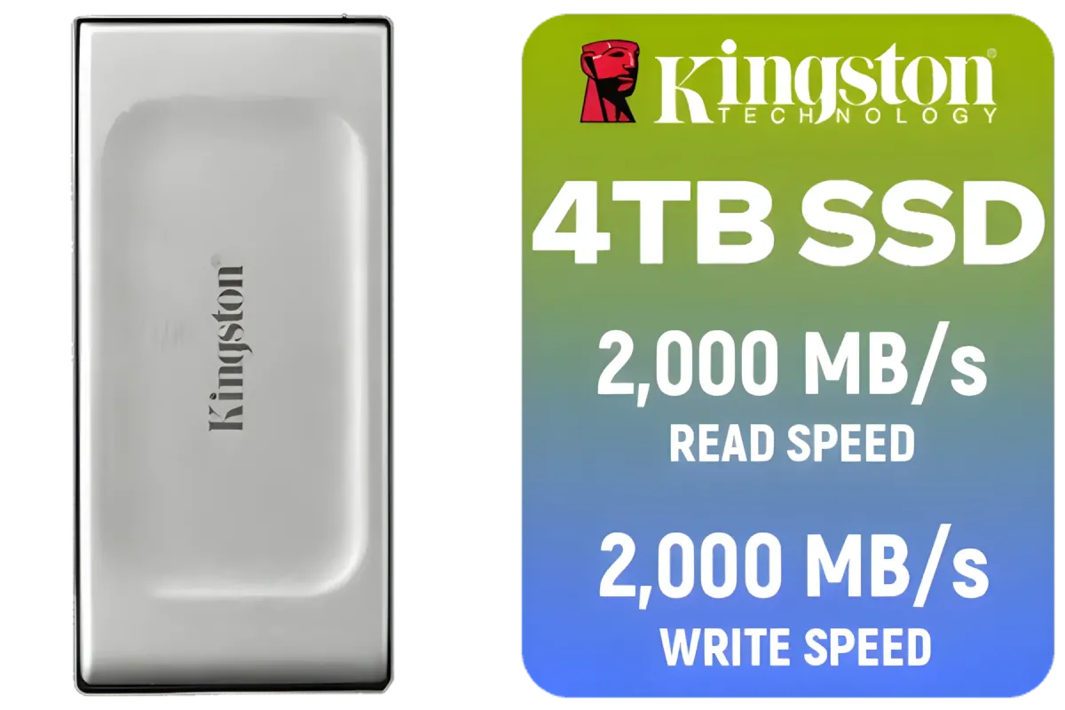 Kingston XS2000 4TB USB 3.2 Gen 2x2 Portable SSD | Evetech