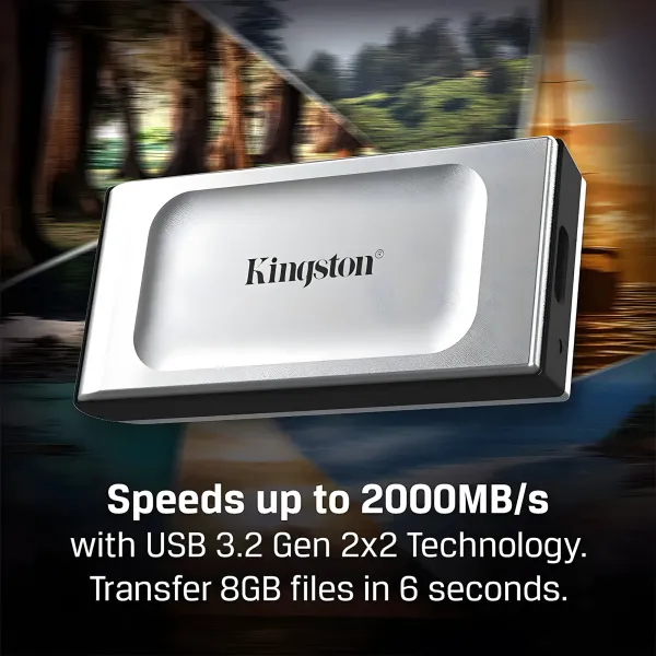 Kingston XS2000 4TB USB 3.2 Gen 2x2 Portable SSD | Evetech