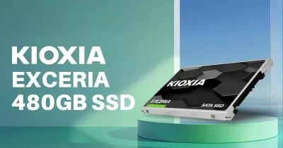 Kioxia EXCERIA 480GB SATA 2.5 SSD (7mm) Up to 555MB/s | Evetech
