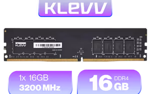 KLEVV 16GB 3200MHz DDR4 Desktop Memory KLEVV 16GB 3200MHz DDR4 Desktop Memory - Image 1