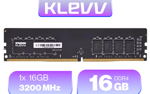 KLEVV 16GB 3200MHz DDR4 Desktop Memory - Image 1