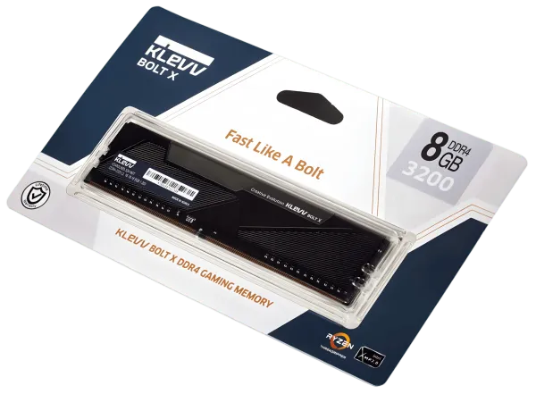 KLEVV SOLO X DDR4 8GB 3200MHz メモリー　2枚 KLEVV BOLT X 8GB DDR4-3200 Desktop Gaming Memory | Evetech
