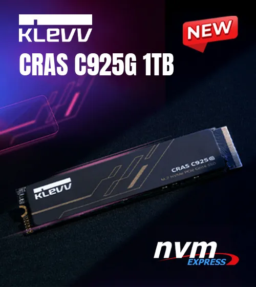 Klevv Cras C925G 1TB Gen 4 NVMe SSD