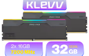 KLEVV CRAS V RGB 32GB (2x16GB) 7200MHz DDR5 Gaming RAM - image 1