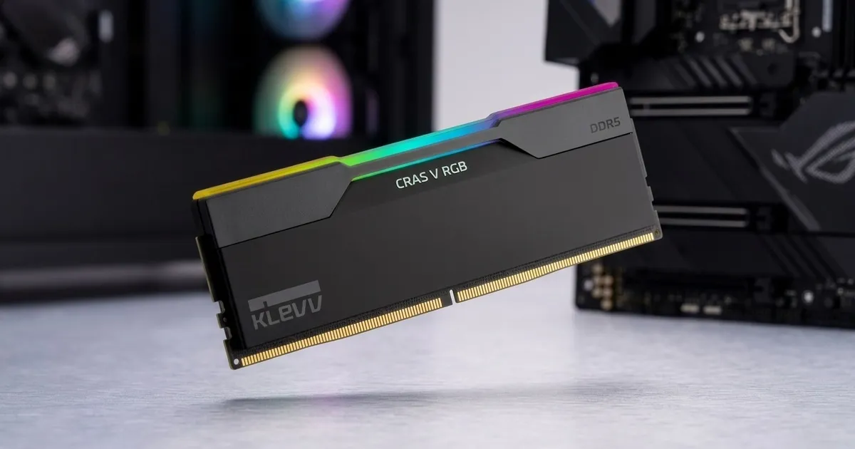 KLEVV CRAS V RGB 48GB (24GBx2) 7600MHz DDR5 Gaming RAM | Evetech