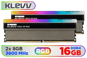 KLEVV CRAS XR RGB 16GB (2x8GB) DDR4-3600 Gaming RAM | Evetech