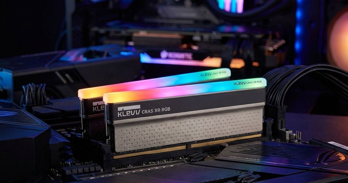 KLEVV CRAS XR RGB 16GB (2x8GB) DDR4-3600 Gaming RAM | Evetech