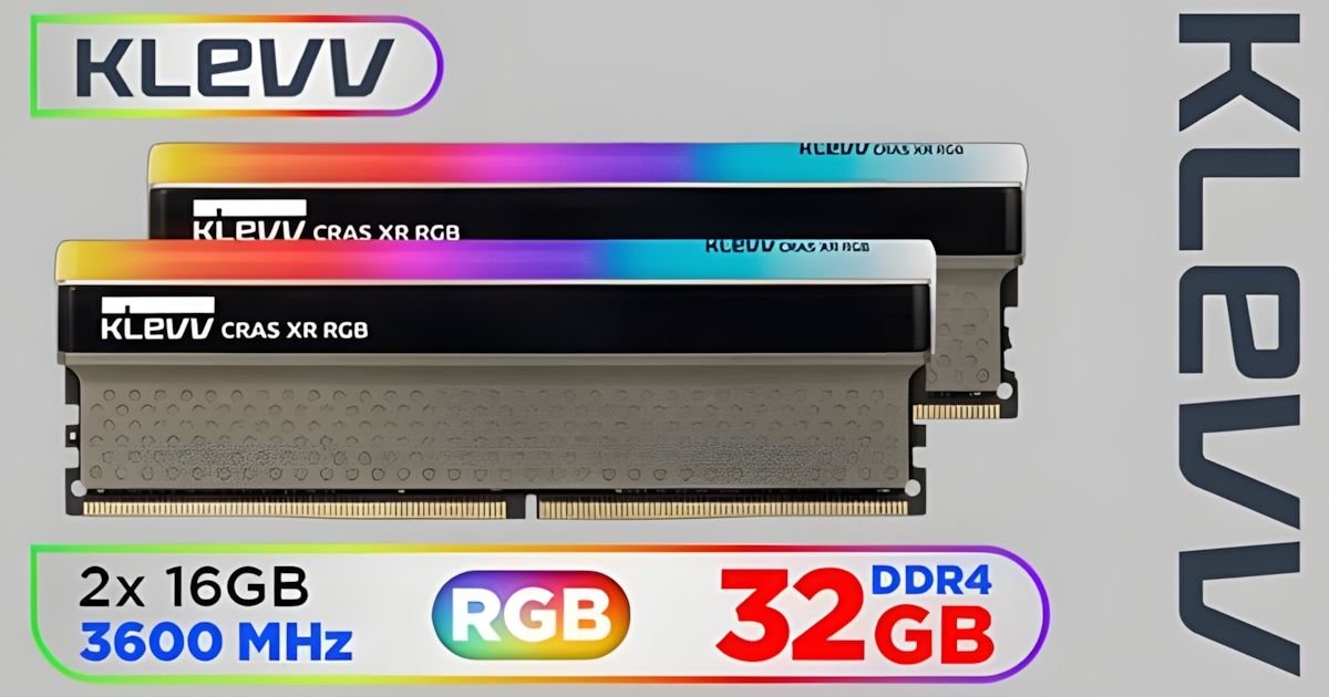 Buy KLEVV CRAS XR RGB 32GB 3600MHz DDR4 Memory Kit - High