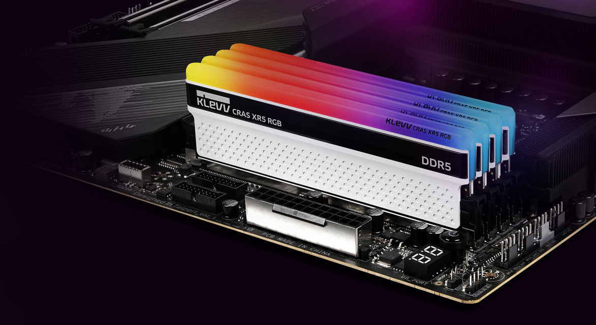 KLEVV CRAS XR5 RGB 32GB (2x16GB) 6200MHz DDR5 RAM | Evetech