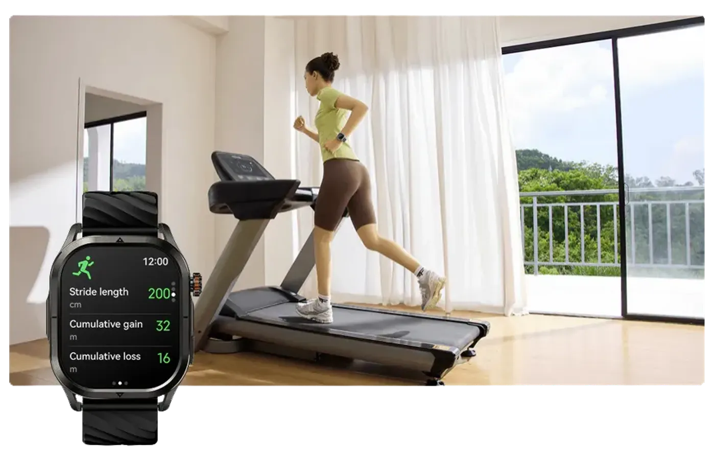 Kospet Magic P10 tracking indoor treadmill running metrics