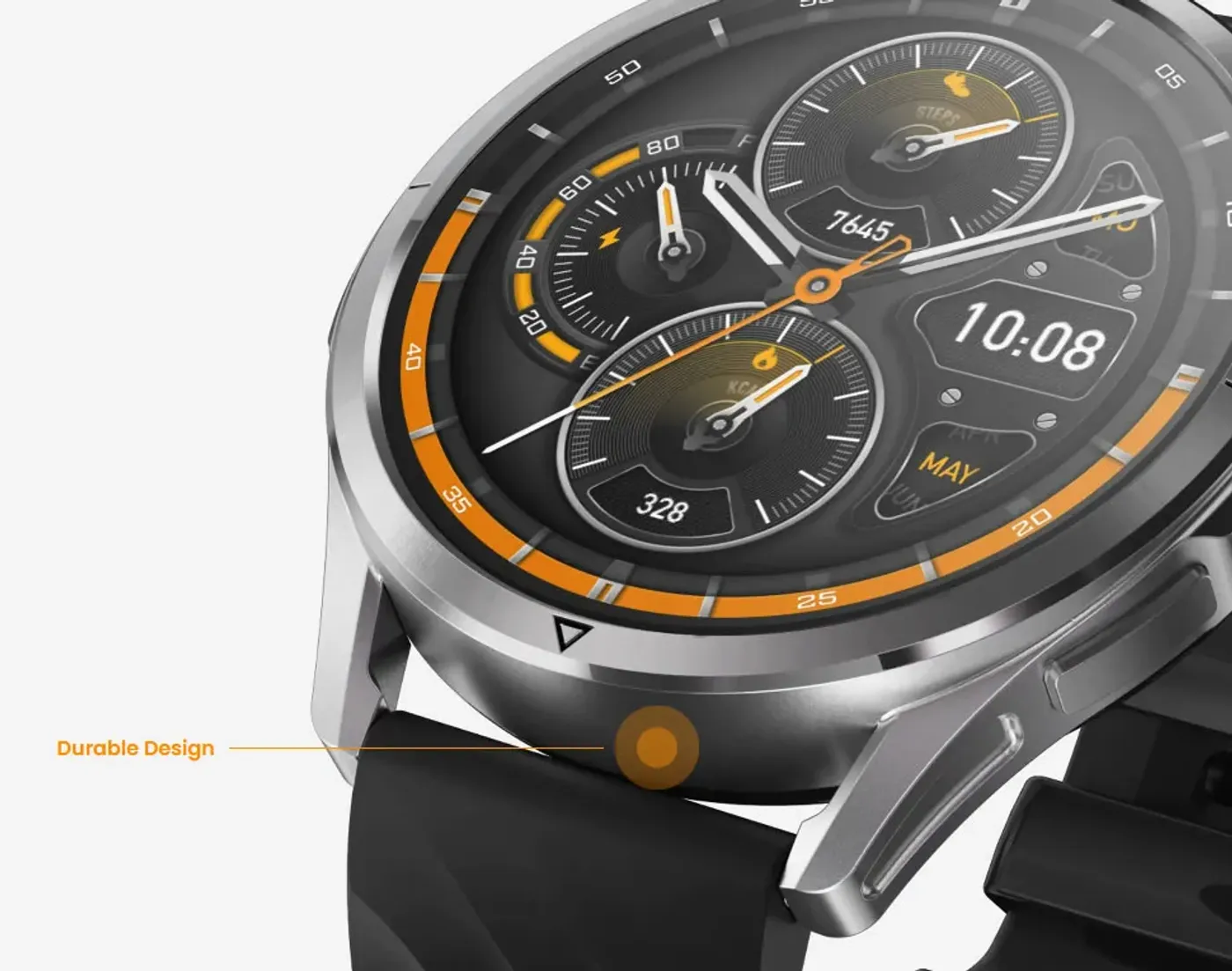The polished stainless steel body of the KOSPET Magic R10 in silver
