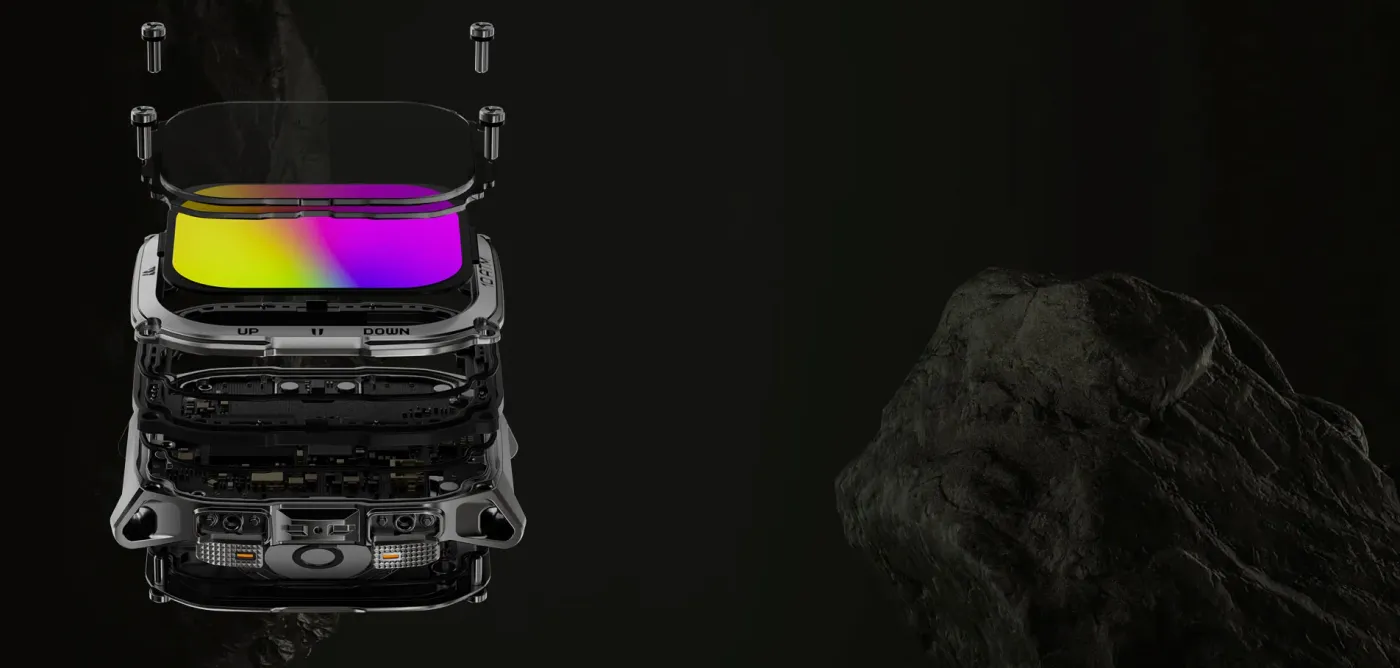 Smartwatch display showing vibrant 1.96-inch AMOLED screen with automatic brightness adjustment