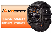 KOSPET Tank M4C Walkie-Talkie Watch Black - Android/iPhone - image 1