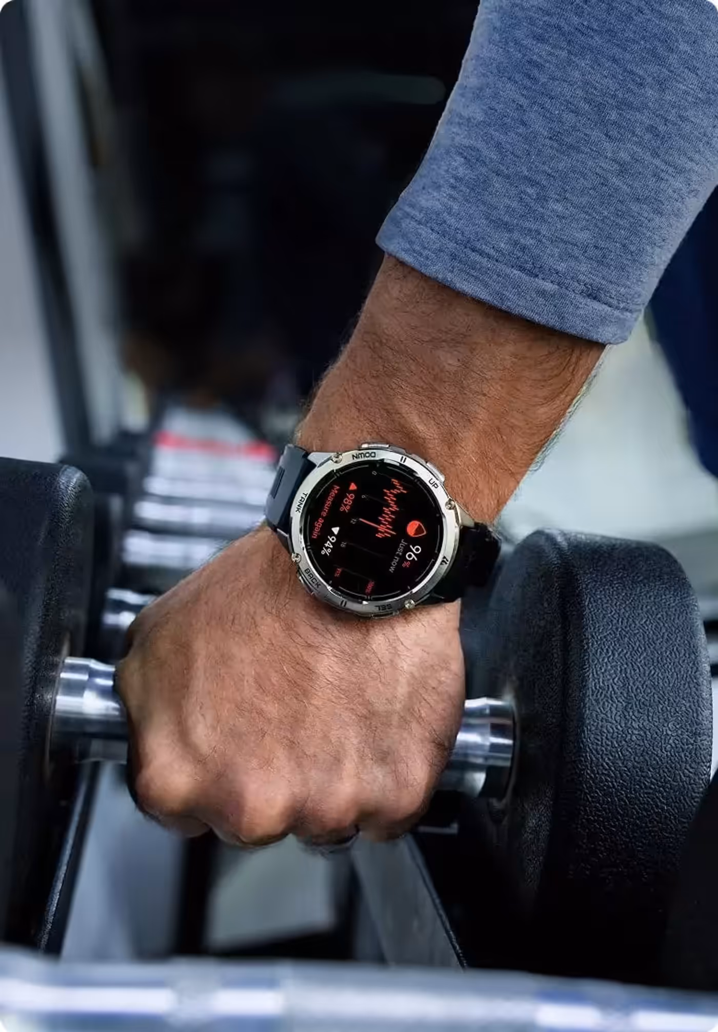 KOSPET TANK T3 Ultra 2 displaying health monitoring metrics