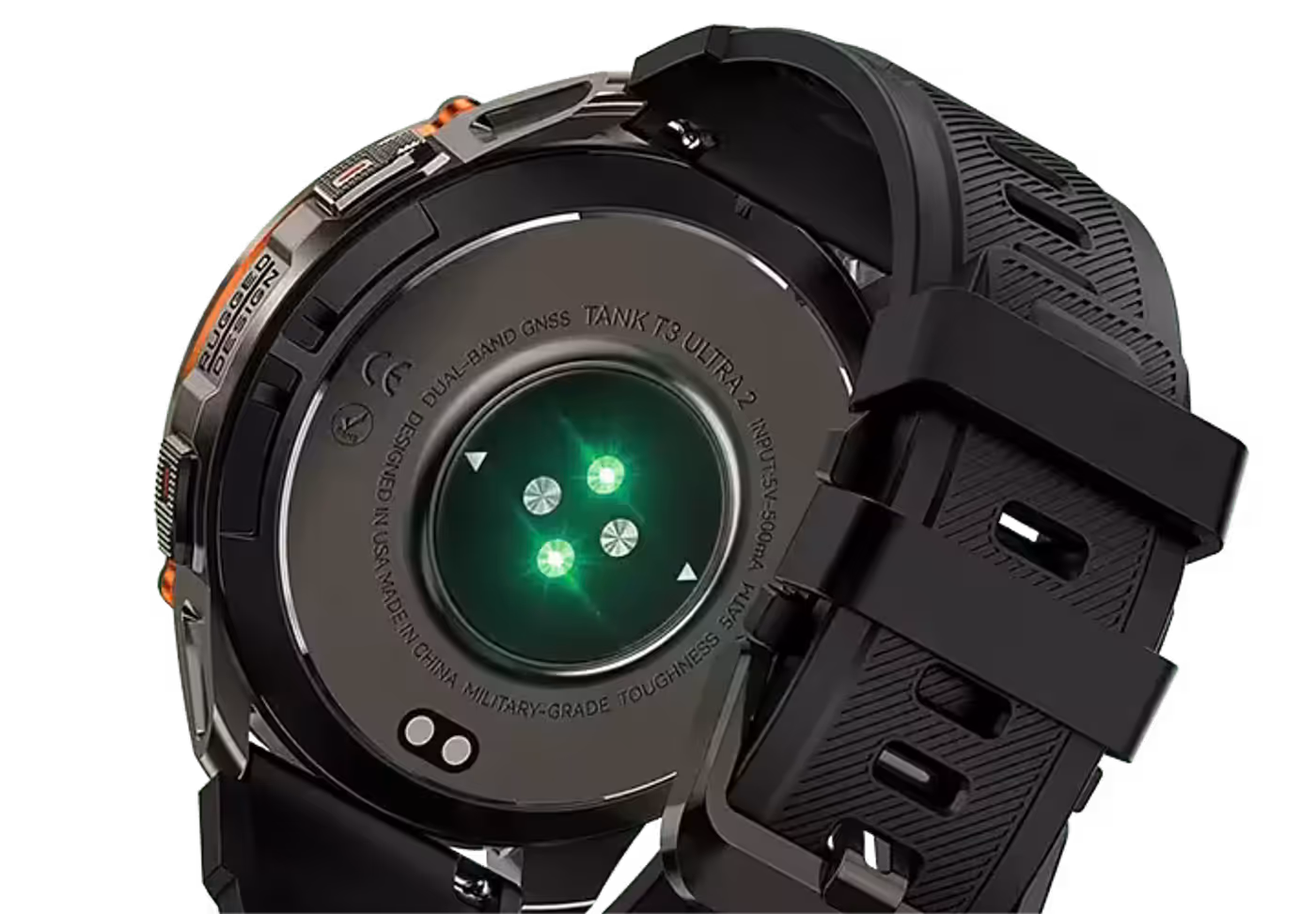 Health monitoring interface on the KOSPET TANK T3 ULTRA 2 showing vital tracking metrics