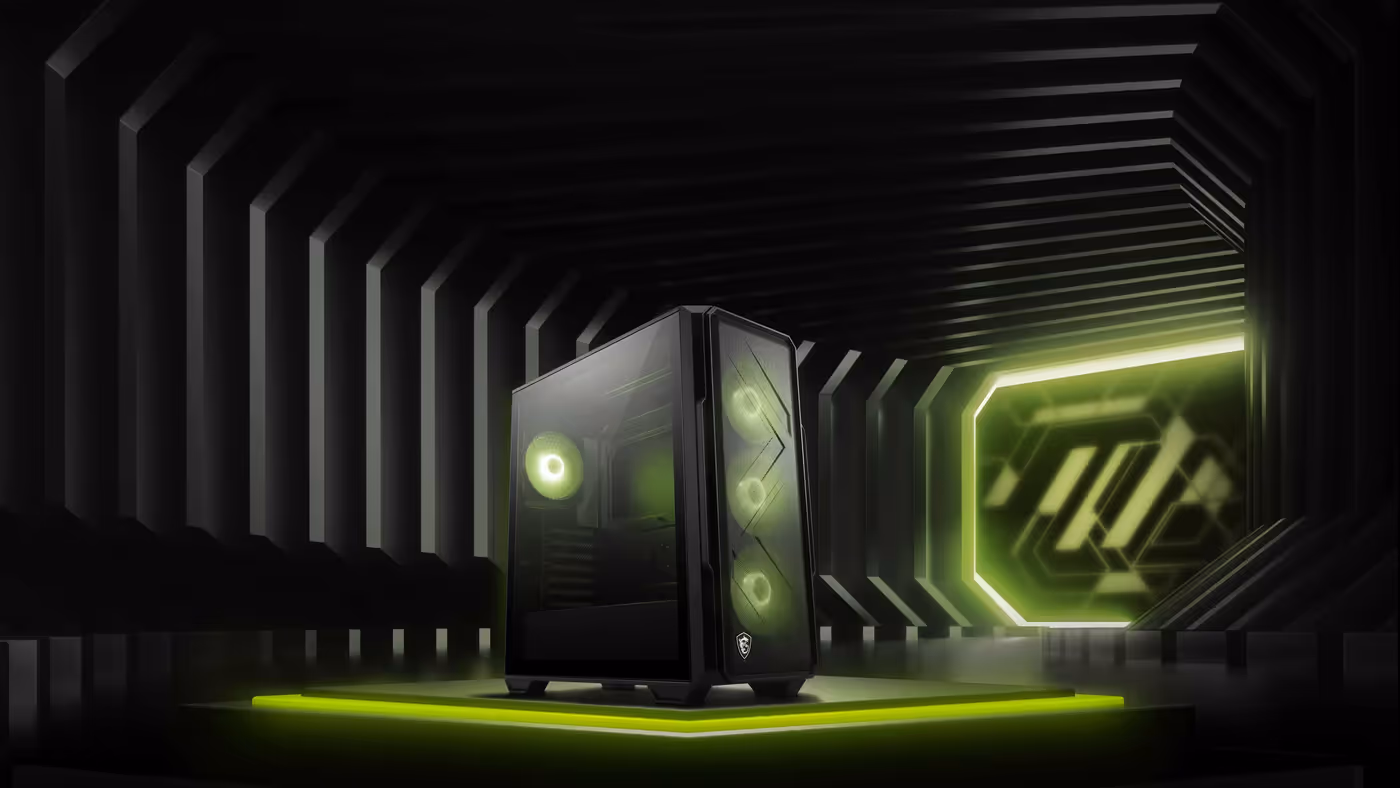 The MAG FORGE 340R AIRFLOW mid-tower PC case