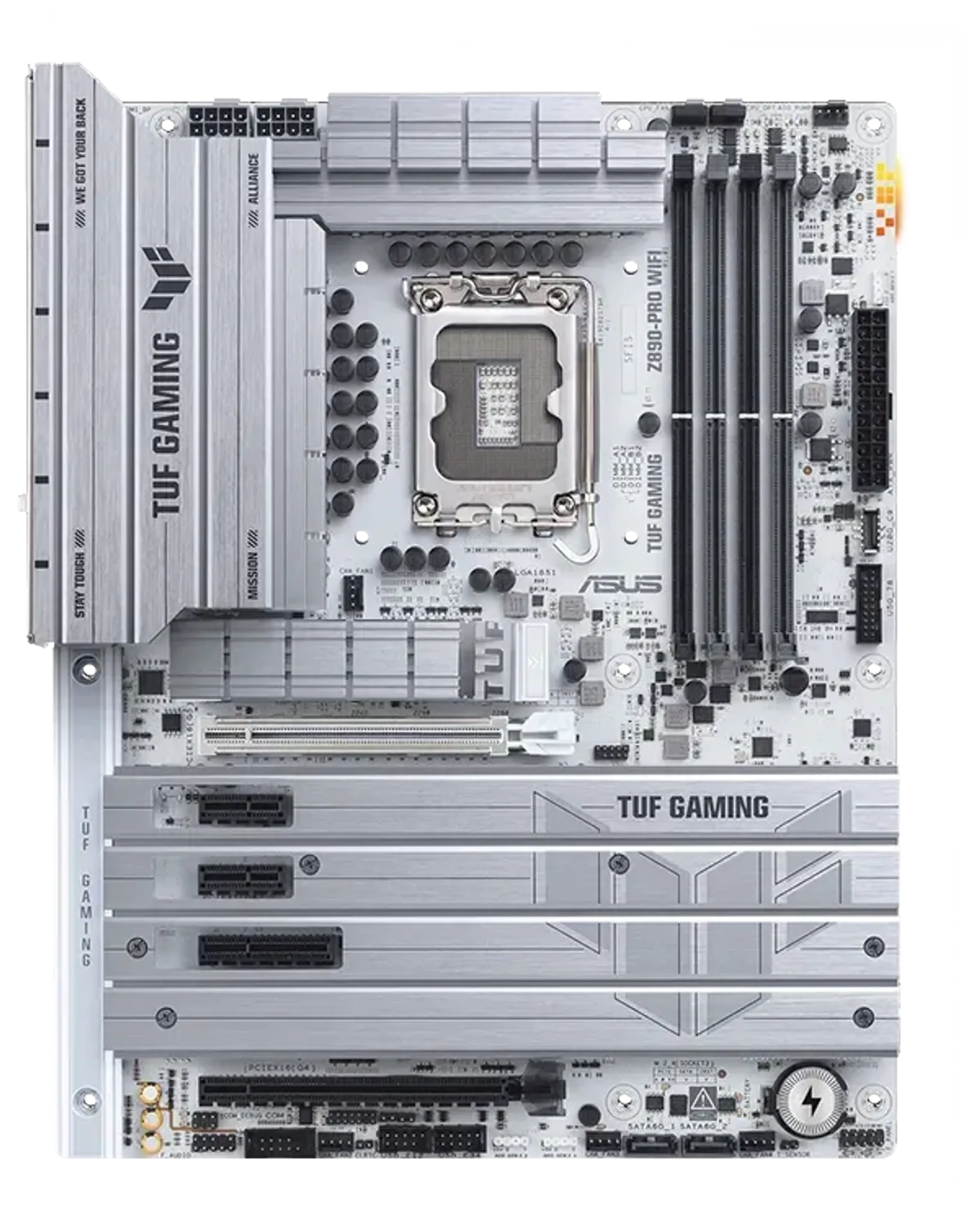 TUF Gaming motherboard front view