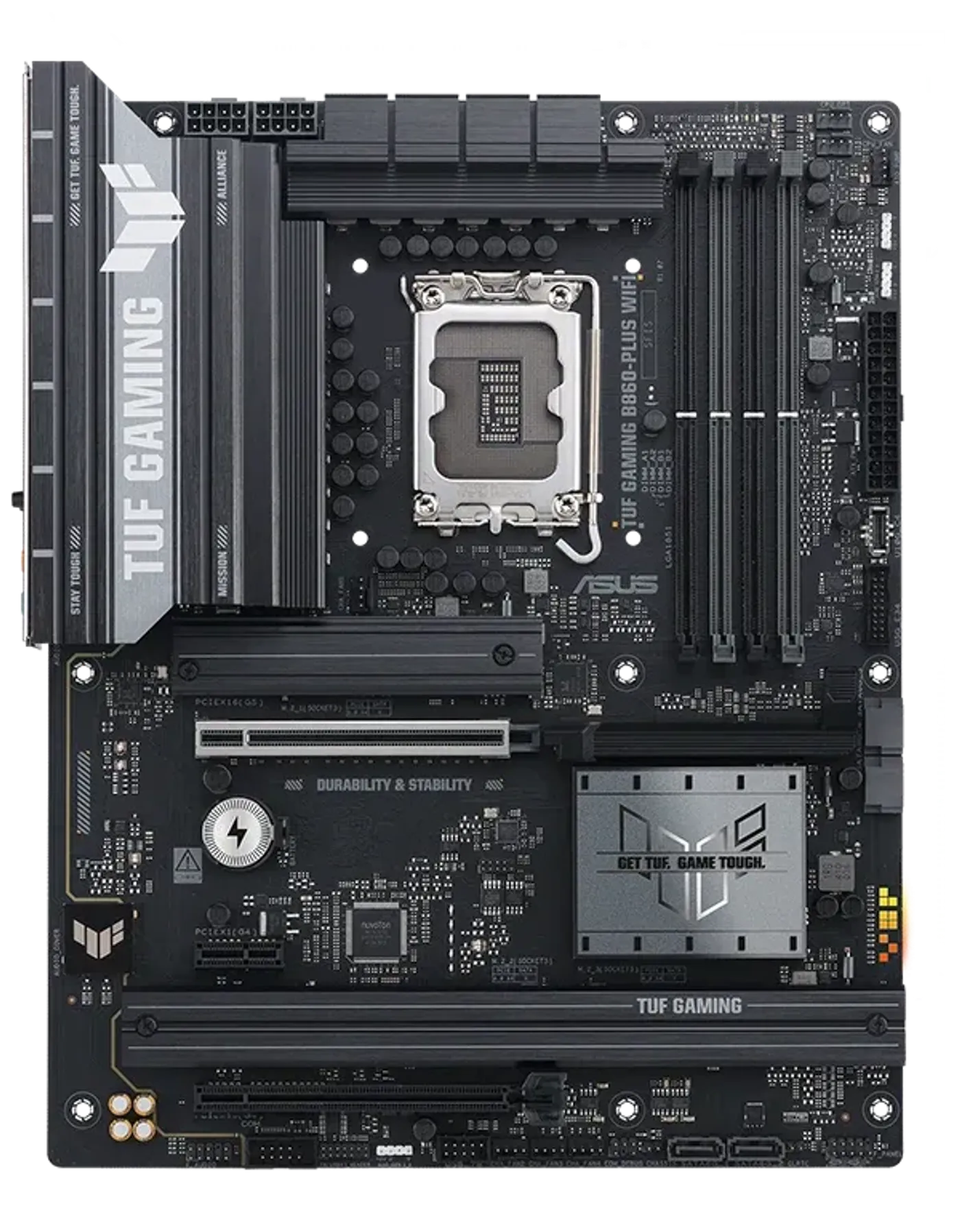 TUF Gaming motherboard front view