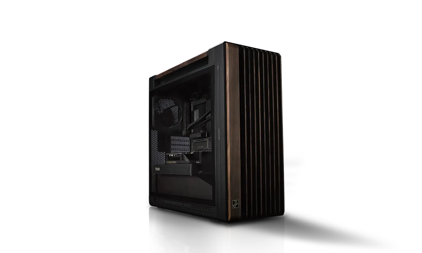ProArt PA602 wood edition Modern Black case key visual
