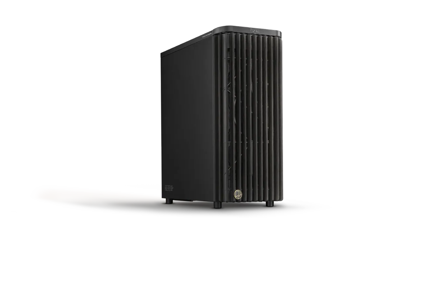 side view of ProArt PA401 Wood Edition case
