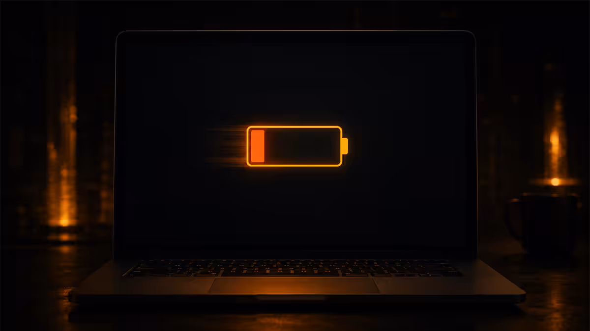 Laptop battery draining fast
