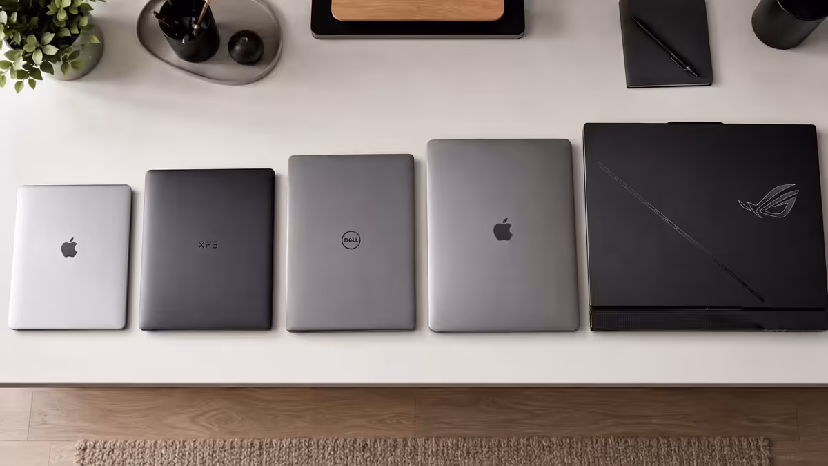 Five laptops at scale