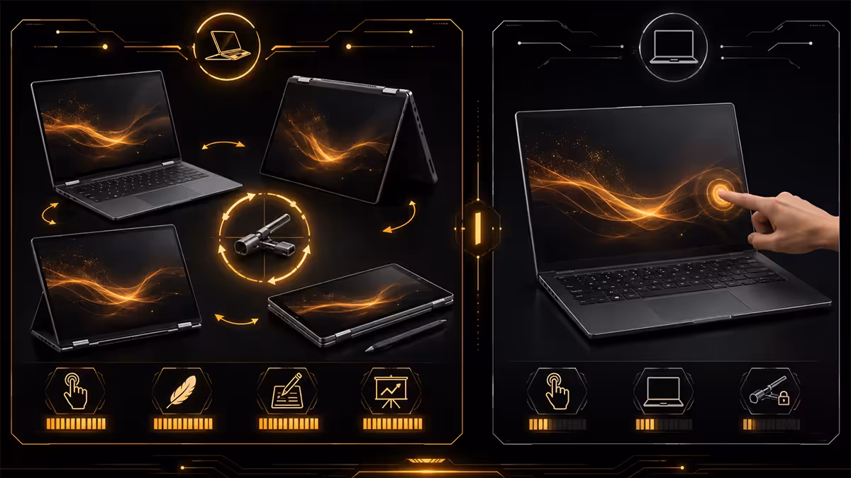 2-in-1 vs touchscreen laptop