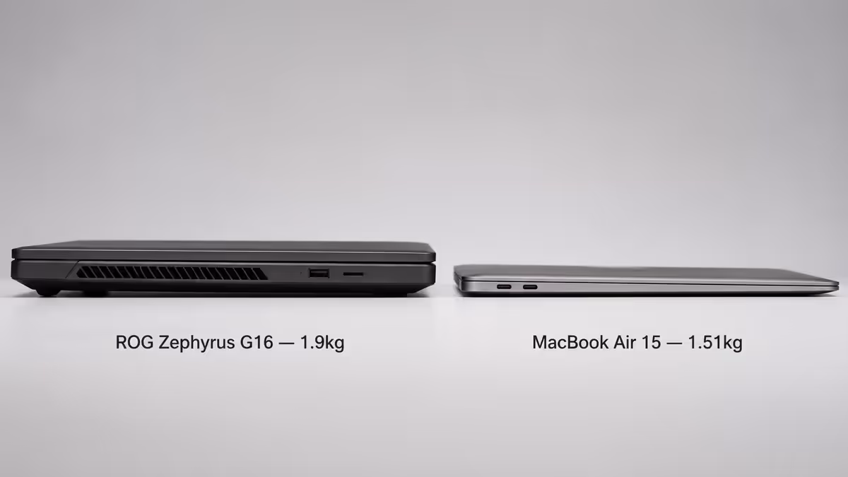 Gaming vs ultrabook chassis comparison