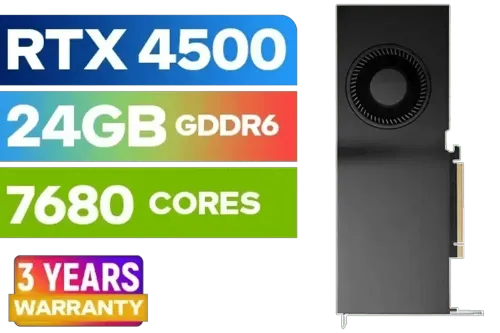 グラフィックボード・グラボ・ビデオカード NVIDIA RTX 4500 Ada VRAM 24GB RTX 4500 Ada 世代グラフィックス カード | NVIDIA