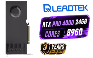leadtek-nvidia-rtx-pro-4000-24gb-gddr7 leadtek-nvidia-rtx-pro-4000-24gb-gddr7 - Image 1