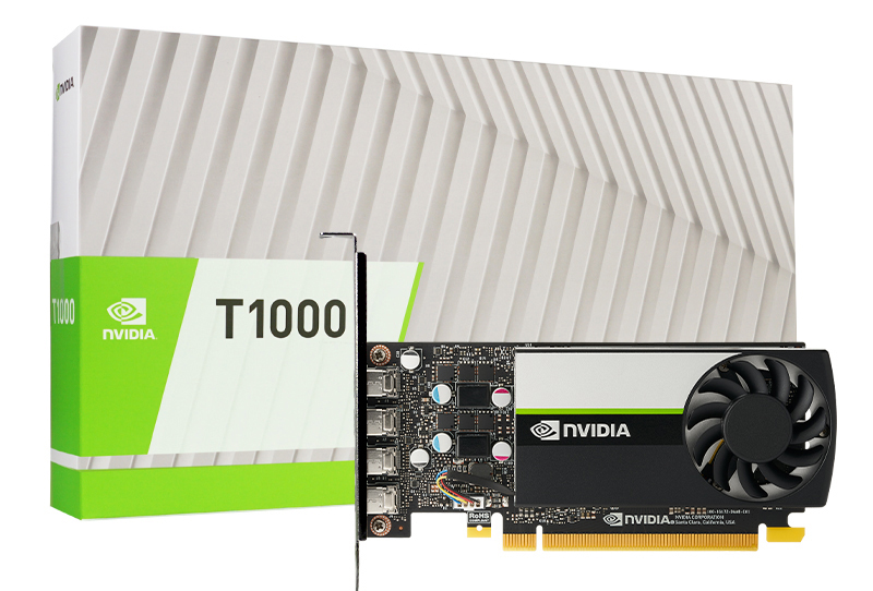 NVIDIA T1000 8GB GDDR6 Graphics Card Overview