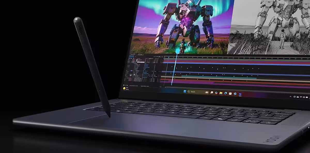 FORCE PAD WITH YOGA PEN GEN 2 showing smart sensor drawing capabilities