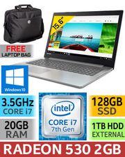 Lenovo Ideapad 320 i7 Laptop With 128GB SSD & 20GB RAM - image 1