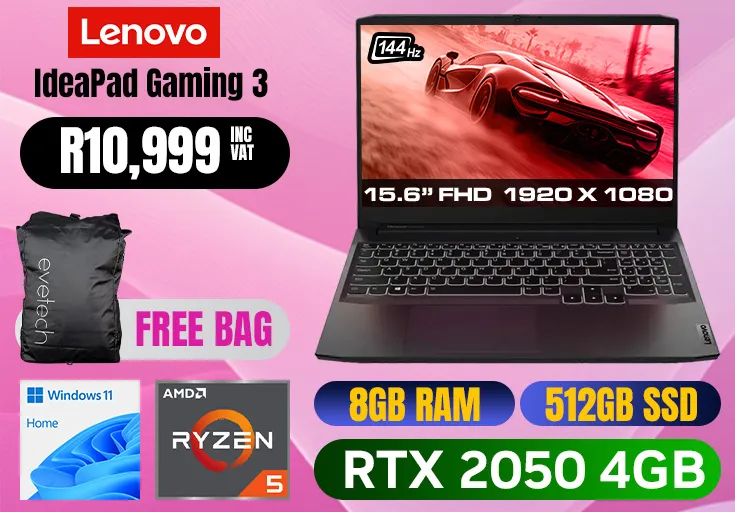 Lenovo IdeaPad 15ACH6 Ryzen 5 RTX 2050 Laptop