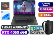 Lenovo IdeaPad Gaming 3 15ARH7 Ryzen 7 RTX 4050 Laptop With 32GB RAM & 2TB SSD - image 1